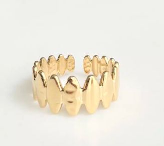 Bague EPI (acier inoxydable doré)